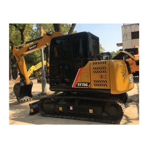 รถขุดมือสอง SANY 75 ขนาด 7 ตัน คุณภาพสูง ยี่ห้อจีน ราคาถูก ชั่วโมงการทำงานต่ำ - Product Image 1