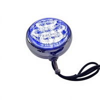 Neue 12V Blaue LED Superhelle IP65 Wasserdichte 80W Stroboskop-Warnleuchte für Motorräder