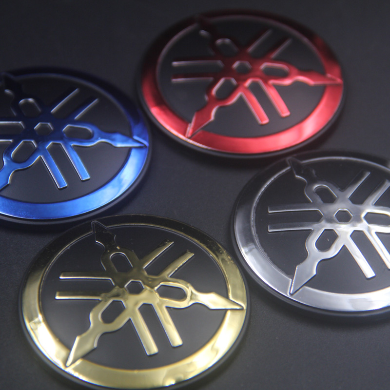 wholesale motorcycle ABS plastic chrome plating moto scooter logo emblem for yamaha tmax