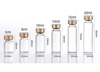 Frasco de Vidrio InjexMed con Émbolo de Silicona para Suero de Belleza, Bienestar, Piel, Cuerpo, Líquido Nutritivo, Envase Cosmético