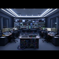 H264 H265 4K60 AV Over IP Transceiver Encoder Decoder KVM Over IP Dengan Multiview 16 Windows Roaming dan Video Wall Splicing