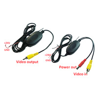 Adaptateur de module sans fil 2.4G récepteur émetteur vidéo RCA pour système de recul de voiture sans fil longue portée