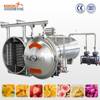 Industriële vacuümvriesdroger lyofilisator machine SUS304 vriesdroogapparatuur voor fruit, groenten, vlees, dierenvoer, bloemen