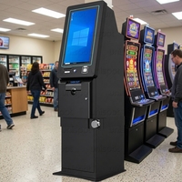 Promotion : Kiosque de rédemption tactile incurvé en acier pour distributeur automatique, sur pied, pour centre commercial, avec garantie d'un an, en anglais