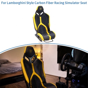 Asiento de Carreras Estilo Lamborghini Aventador SVJ para Simulación de Carreras, Cabina de E-Sports, Simulador de Carreras de Fibra de Carbono Seca, <span class=keywords><strong>Silla</strong></span> de Juego Tipo Bucket - Product Image 4