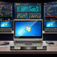 Promocional 15,6 pulgadas Lcd opcional Linux resistente portátil reforzado portátil Win Core I5 I7 para uso industrial