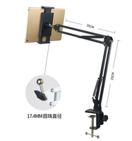 Long bras paresseux flexible réglable pliable bureau lit cuisine table téléphone portable tablette support
