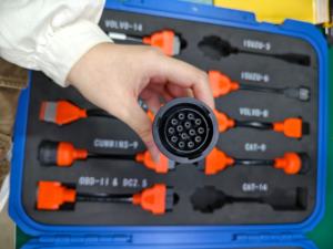 Câble Xtruck pour camion ET 14 broches J1939 vers adaptateur femelle OBD2 16 broches, câble J1708 6 broches pour connecteur d'outil de diagnostic ET - Product Image 5