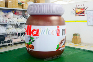 Gonflables publicitaires personnalisés en PVC Bouteille géante gonflable <span class=keywords><strong>Nutella</strong></span> Canette à vendre - Product Image 6