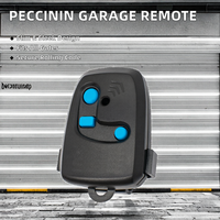 Télécommande universelle pour porte de garage PECCININ avec clip, émetteur de code tournant 433 MHz 433,92 MHz