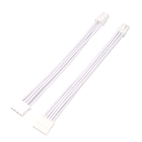 Angitu Full White SF750 450 RMi RMx Tipo 4 PSU Sata y 4Pin IDE Cable de alimentación