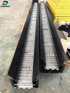 सीएनसी मशीन उपकरण श्रृंखला कन्वेयर बेल्ट स्टेनलेस स्टील कन्वेयर बेल्ट प्रणाली चिप कन्वेयर बेल्ट - Product Image 6