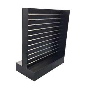 Thiết Kế Mới Bằng Gỗ Quay Slatwall Panel Cube Với Castor 4 Side Shop Bán Lẻ Quay Slatwall Tháp Cho Cửa Hàng Bán Lẻ Hiển Thị - Product Image 3