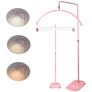 Lampe à cils multifonctionnelle 45W Nouveau diamant courbé en forme de U Live Stream Makeup Half <span class=keywords><strong>Moon</strong></span> Photography Eyelashes Half <span class=keywords><strong>Moon</strong></span> - Product Image 2