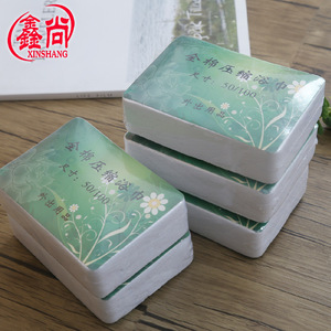 ผ้าขนหนูอัดเม็ดซินซาง 50x100 ซม. ผ้าฝ้ายแท้ ขนาดพกพา รูปทรงสี่เหลี่ยมผืนผ้า สีขาว - Product Image 2