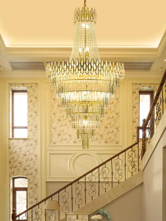 Modern Staircase Lamp Led Pendant Chandelier Ceiling Light Fixture Adjustable