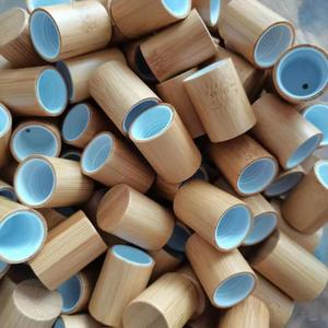 Flacon en verre de 3 ml et 5 ml avec bouchon en bois de haute qualité, flacon à bille - Product Image 2
