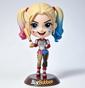 Suvenir ornamen maskot Dekorasi Desktop realistis buatan tangan 7 "kepala goyang Resin Ratu badut dapat disesuaikan - Product Image 6