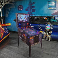 Machine de flipper à monnayeur pour divertissement familial, 96 jeux de flipper, flipper virtuel 32 pouces, 1100 jeux gratuits, pour bar et salle de billard, en métal