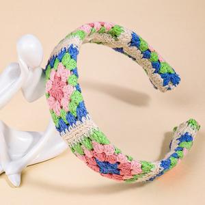 All'ingrosso accessori per capelli in tessuto pastorale uncinetto francese per ragazze divertente dolce elegante per feste - Product Image 2