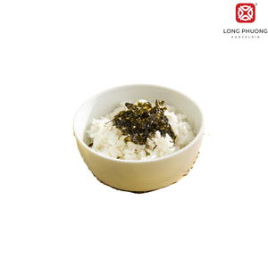 Bol à riz japonais floral blanc personnalisé OEM 4.5 ''Assiettes de service durables de haute qualité pour la maison et le restaurant - Product Image 5