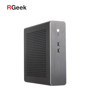RGEEK Tùy Chỉnh <span class=keywords><strong>Mini</strong></span> <span class=keywords><strong>ITX</strong></span> PC Trường Hợp Hợp Kim Nhôm Trường Hợp MÁY TÍNH Nhỏ <span class=keywords><strong>HTPC</strong></span> Chassis USB2.0 USB3.0 Cổng - Product Image 2