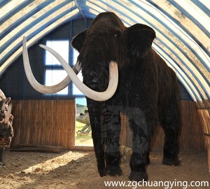 Vườn thú động vật hoang dã công viên cuộc sống Kích thước khổng lồ <span class=keywords><strong>scupture</strong></span> animatronics động vật voi Hoang Dã mô hình động vật để bán - Product Image 2