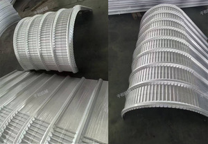 Forma personalizzata del pannello del tetto arco curvo delle mattonelle di piegatura del pannello del tetto in metallo k campan arco tetto rotola che forma macchina da costruzione - Product Image 6