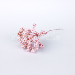 Bouquet d'hortensias artificiels Xingzhong, rose et blanc, 15,5 cm, en mousse, pour mariage, décoration de la maison, style minimaliste - Product Image 4