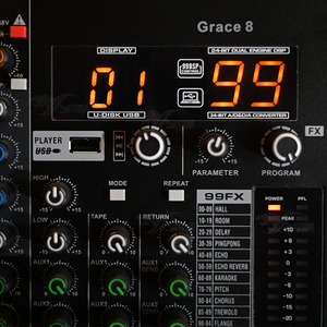 Consola de Mezclas Profesional de 8 Canales con Efectos DSP de 99 Bits, Mezclador de Audio Portátil de 8 Canales - Product Image 6