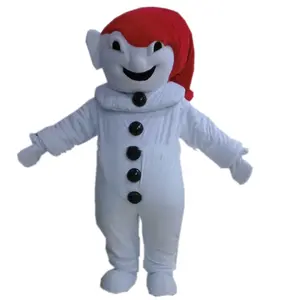 Smile snow man grimace mascot costume/costume/mascot