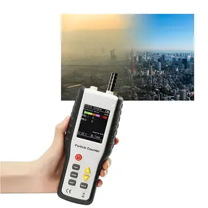 HTI Air quality Detector Monitor Equipment Dust Meter Pollution Sensor PM 2.5 PM10 Particle Counter For Outdoor Indoor