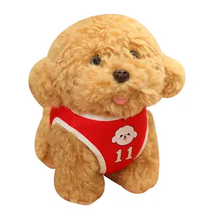 Cute stuff Doll Animal Baby Toys Custom Logo Stuffed Animals Plush Toys Soft Jersey Teddy Dog