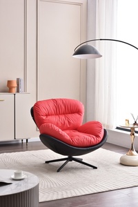 Ghế xoay đơn sang trọng phong cách Bắc Âu, chất liệu vỏ trứng, dùng cho nhà hàng, phòng ngủ, khách sạn, phòng khách, thư giãn - Product Image 3