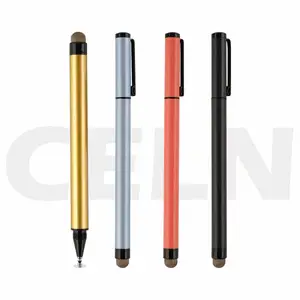 메탈릭 컬러 스타일러스 펜 마그네틱 기능 이중 목적 스타일러스 인쇄 가능 터치 스크린 펜