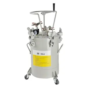 DP-6412H Professional Hand-Mixing Paint Tank 20L Pressure Pot With Manual Agitator