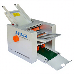 Machine à plier le papier ZE-9B/4, haute efficacité, automatique, à engrenages motorisés, avec compteur numérique et arrêt automatique - Product Image 1