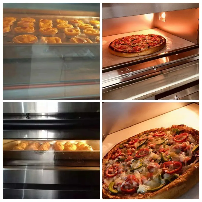 Commerciële Keuken Brood Bakken Oven Triple-Layer Negen-Lade Rvs Gas Bakkerij Pizza Machines Met Ce