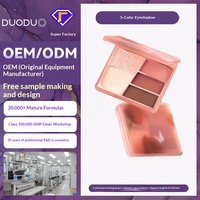 Palette de fards à paupières mate imperméable cinq couleurs effet papillon flottant, personnalisable OEM/ODM, pour usine de maquillage multicolore transfrontalière