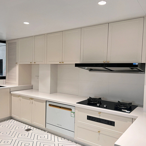 Meubles de cuisine modulaires en bois sur mesure Heng Feng pour toute la maison, panneaux OSB/contreplaqué modernes et écologiques - Product Image 3