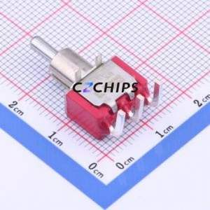 U15MD9AQE Toggle Switch Through hole Component (THT) Switch Single Pole Double Throw 120V 28V Cylindrical Knob - Product Image 1