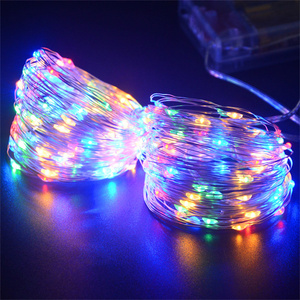 Waterproof Battery Box Operated Fairy <strong>Lights</strong> Copper Wire Led String <strong>Light</strong> With <strong>Timer</strong> Wedding <strong>Xmas</strong> Holiday Decoration <strong>Light</strong> - Product Image 2