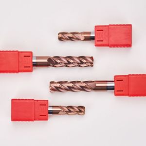 Solid Carbide Coated Hrc55 <strong>End</strong> <strong>Mill</strong> 4 Flute <strong>Round</strong> <strong>Nose</strong> Milling Cutter for Steel - Product Image 5