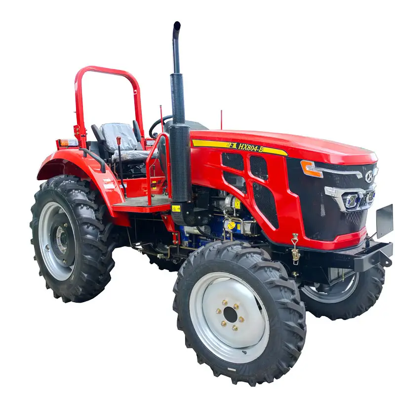 4x4 70hp grande chassis trator agricola traktor para a agricultura grande chassis