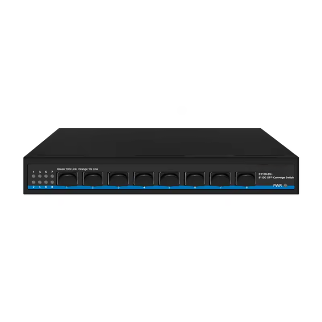 8 Ports 100M/1000M/2.5G/10G SFP WEB Smart Managed Switch