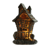 O-top Grace — maison en or matelassé pour halloween, nouvelle collection, avec une citrouille légère, décoration, pendule avant noël