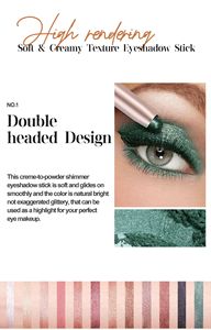 Handaiyan 12 colori evidenziatore ombretto matite maquillaje por mayor vegan e cruelty free ombretto stick produttore coreano - Product Image 5