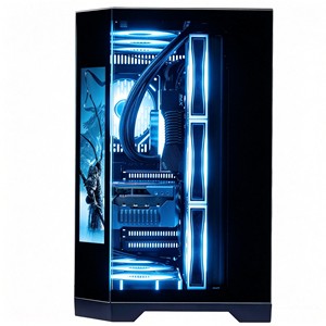 Caja de computadora SAMA PC de vidrio templado ATX CPU Gaming Gabinete de PC de escritorio Chasis de computadora con pantalla - Product Image 5