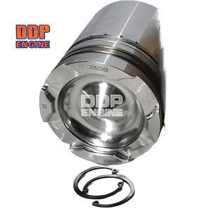 Kit de piston de moteur diesel pour machines de construction 3801818 3050366 avec segments de piston pour Cummins NT855 NTA855 - Product Image 1