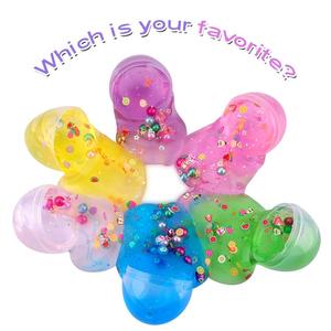 Kit de Slime Transparente y Colorido con Aroma Suave, Slime Esponjoso para Aliviar el Estrés para Niños de 5 a 7 Años, Logotipo Personalizable - Product Image 2